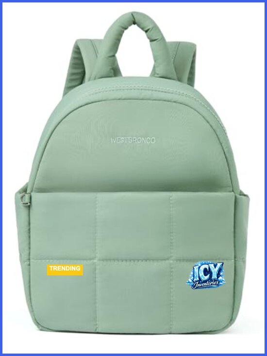 Women\'s Nylon Mini Puffer Backpack Lightweight Travel Daypack main image 5